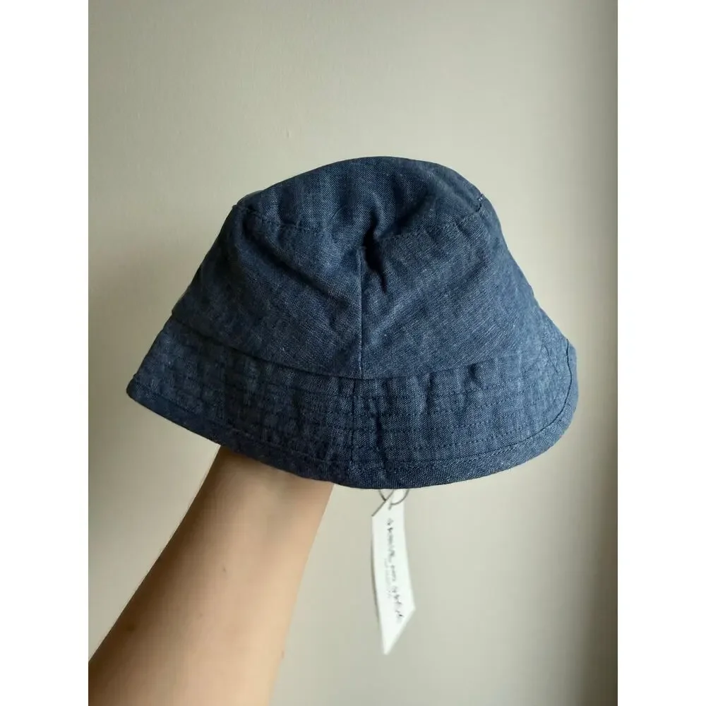 NWT Kids Faux Denim Anchor Bucket Hat